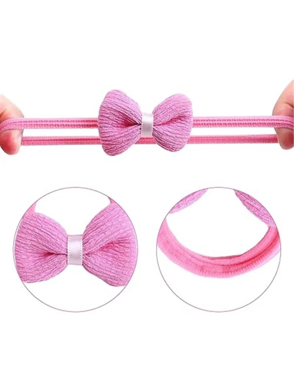 Toddler Hair Ties Baby Scrunchies Flower Elastic Ponytail Holders Girls